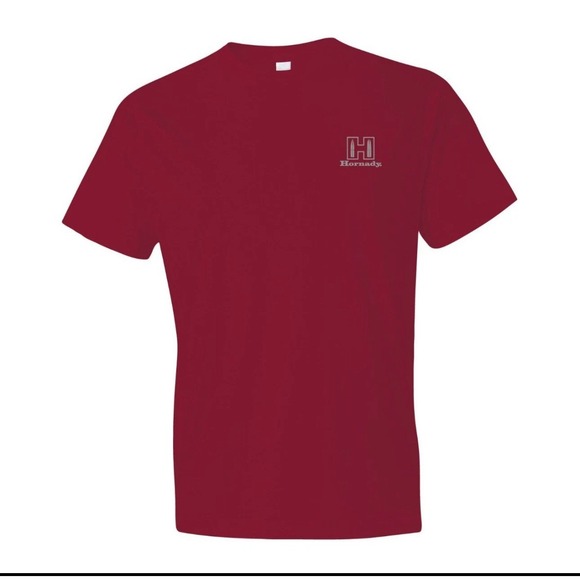 Hornady Mens 2X Cardinal Red T Shirt Ammunition Bullets Graphic Tee - Picture 1 of 3